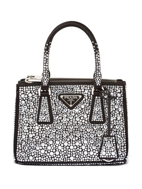 brown prada bag satin|prada crystal embellished bag.